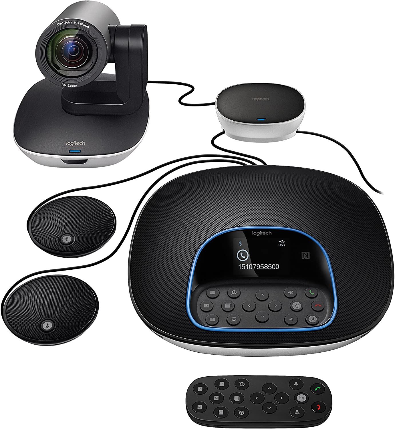 Logitech Group Video Conferencing Bundle with Expansion Mics for Big Meeting Rooms - Prisa Enterprise store