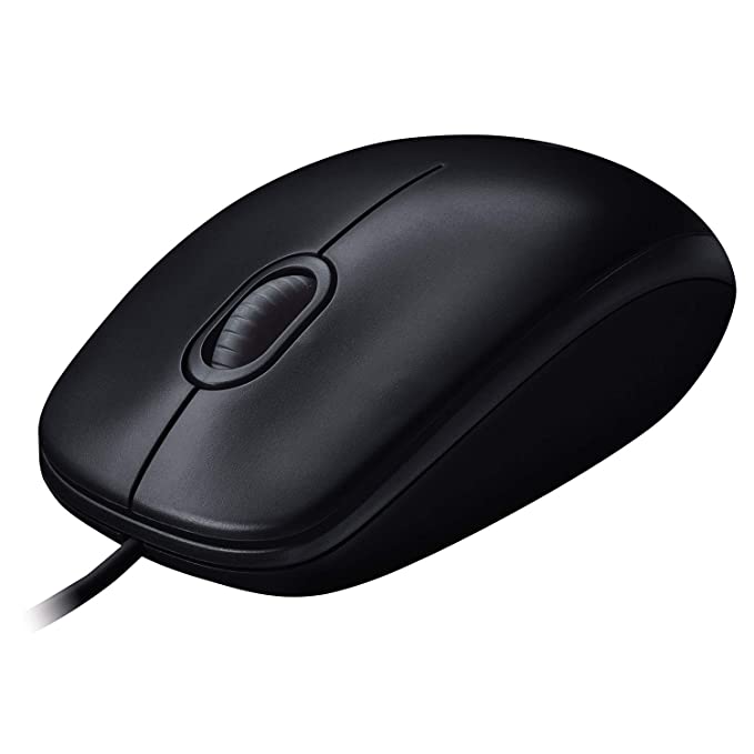 Logitech M90 Wired Mouse (Black)